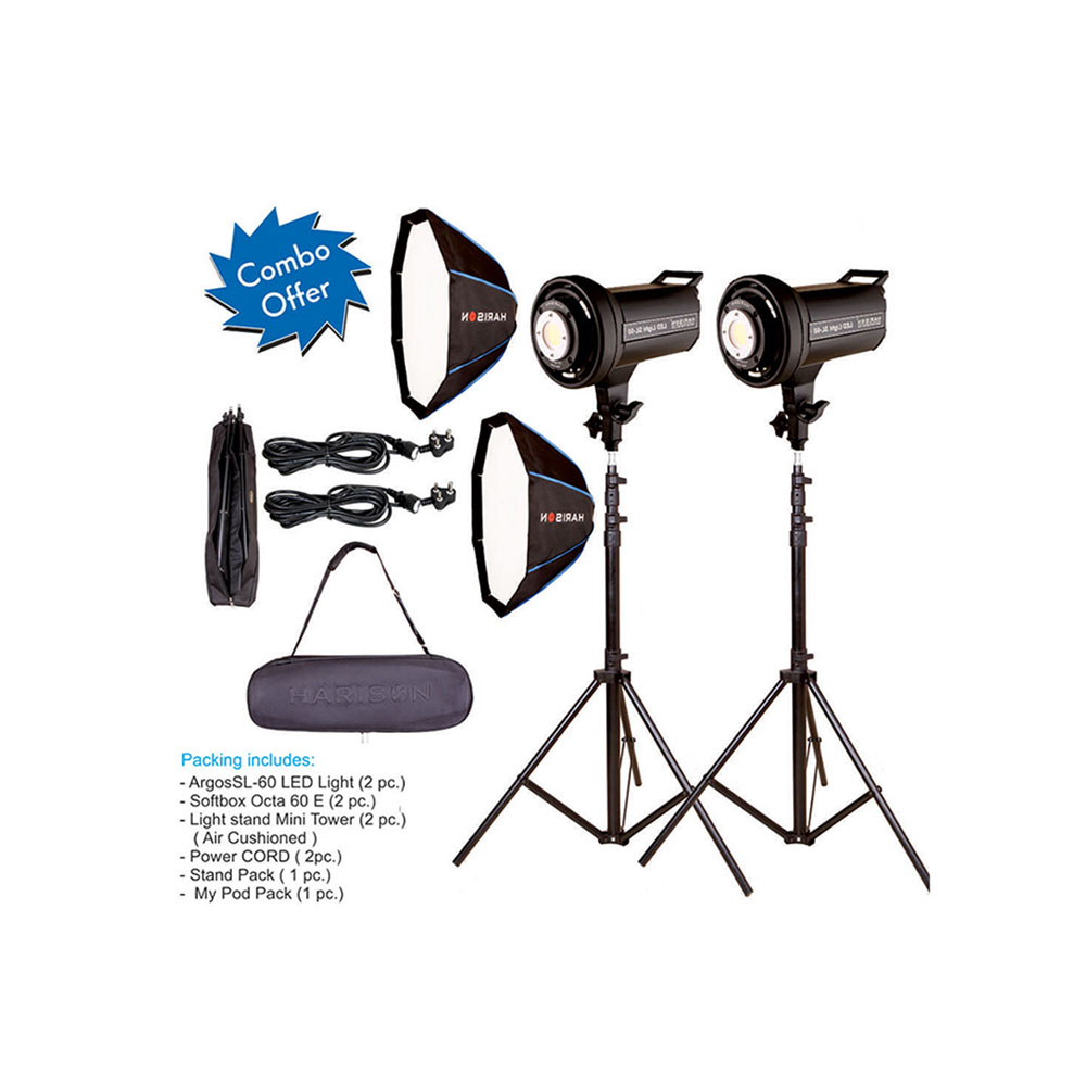 HARISON ARGOS SL-60 LED Light Kit – Harison Photo Products